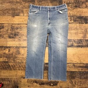 Levi's For Men Action Jeans Light Wash Denim Straight Leg Pants Size 36x30